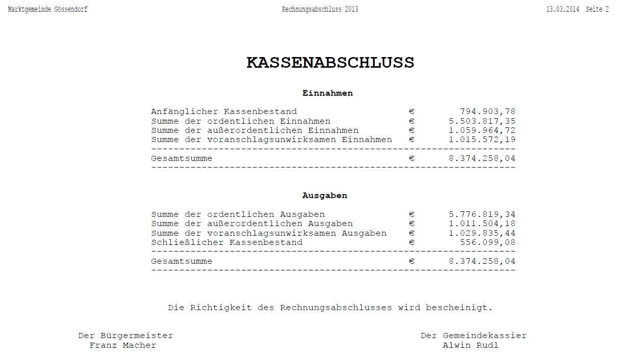 Kassenabschluss_Rechnungsabschluss2013