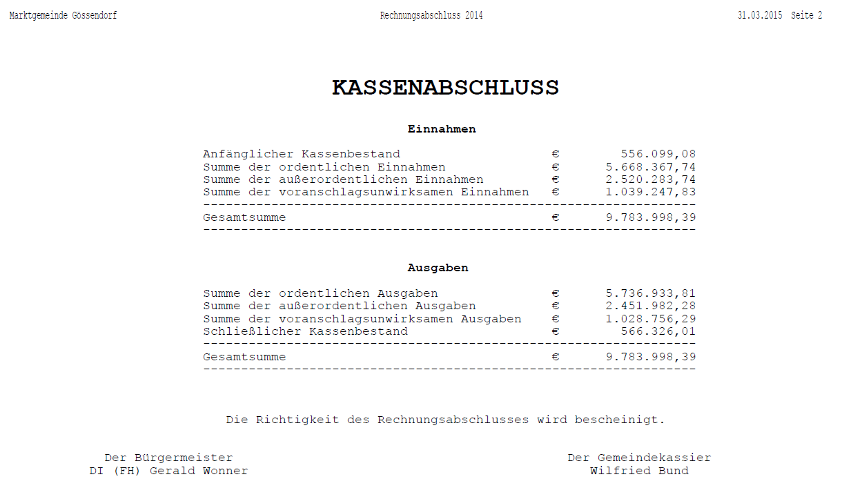 Kassenabschluss_Rechnungsabschluss2014