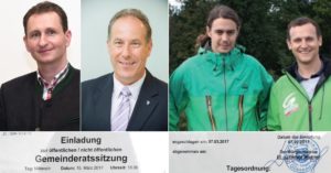 Gemeinderatssitzung in Gössendorf am 15. März 2017 mit zwei neuen Gemeinderäten