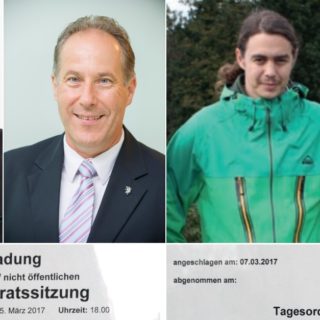 Gemeinderatssitzung in Gössendorf am 15. März 2017 mit zwei neuen Gemeinderäten