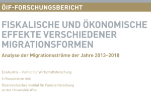 FISKALISCHE UND ÖKONOMISCHE EFFEKTE VERSCHIEDENER MIGRATIONSFORMEN