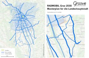 RADMOBIL Graz 2030 Masterplan vom 23. Juni 2020 mit regionalen Radnetzen auch in Gössendorf