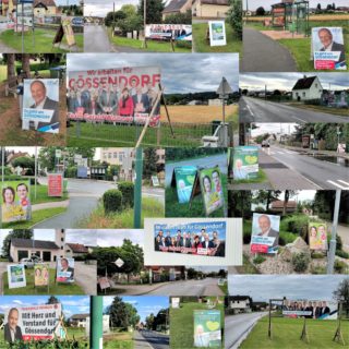 28. Juni 2020: Die letzte Wahl mit Plakatwerbung in Gössendorf?