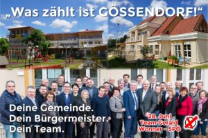 Gemeinderatswahl 28. Juni 2020 – parteiunabhängiger Kandidat im Team von Bürgermeister Gerald Wonner