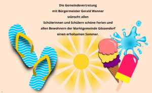 Gemeindeaussendung: Straßensperre B73, Kinderferienaktion, SV Gössendorf sucht Helfer & offizielles Gemeinderatswahlergebnis