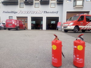 13. März 2021 – Feuerlöscherüberprüfung bei der FF Thondorf