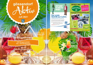 Gemeindezeitung Gössendorf Juli 2021 & Stellenausschreibung Kindergartenpädagogin