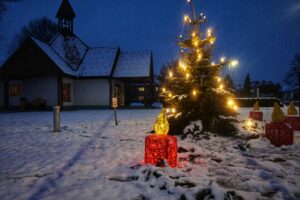 Kapellengemeinschaft Dörfla lädt zum Besuch der Kapelle mit Krippe und Adventstimmung beim Spaziergang in Gössendorf