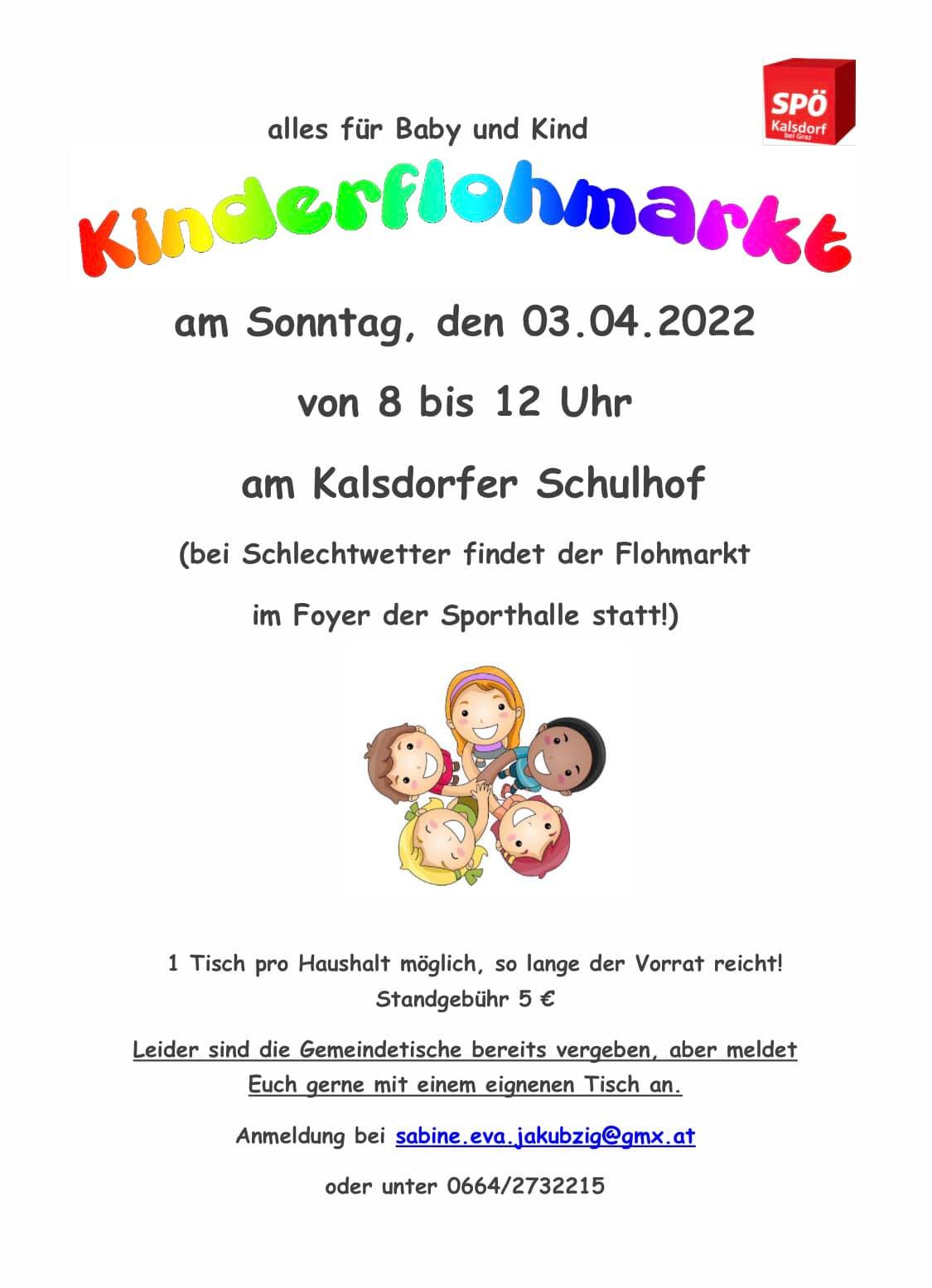 Kinderflohmarkt Kalsdorf