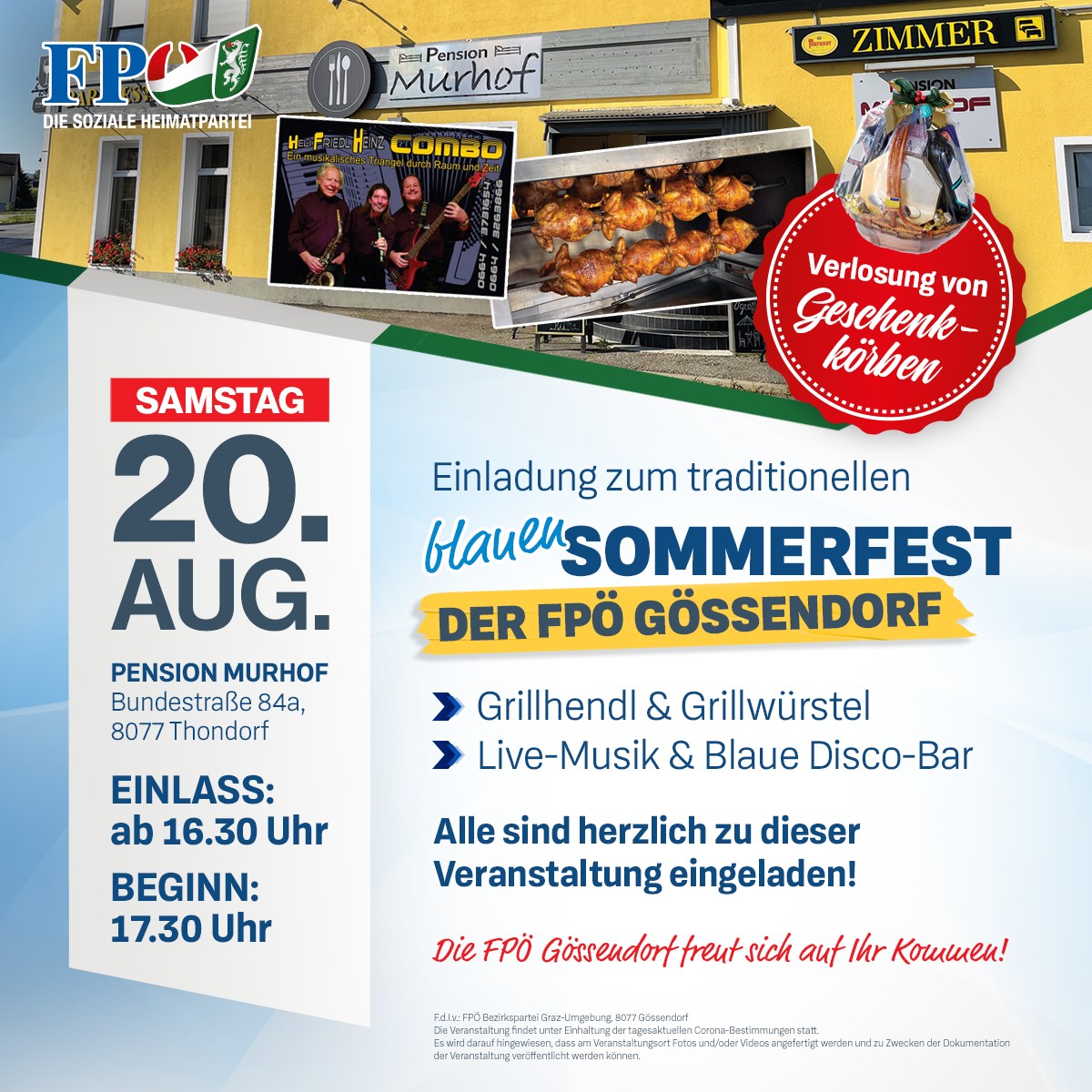 FPÖ Gössendorf Sommerfest