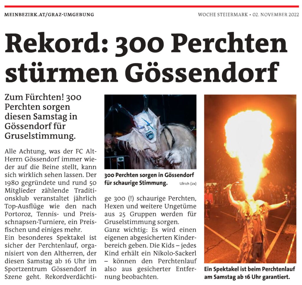 Perchtenlauf Gössendorf