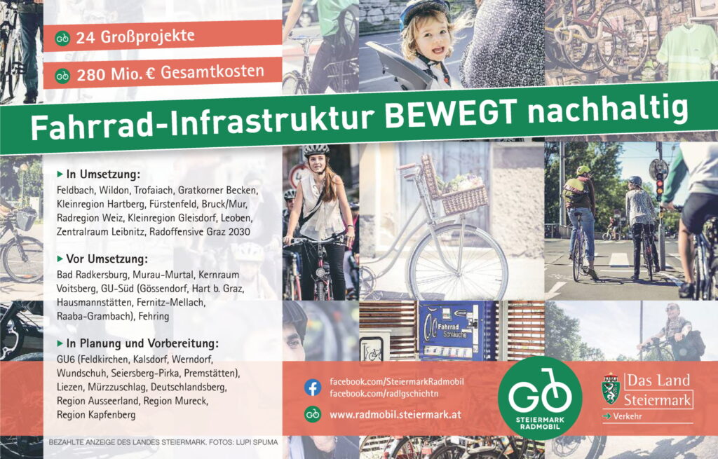 Radprojekte in der Steiermark