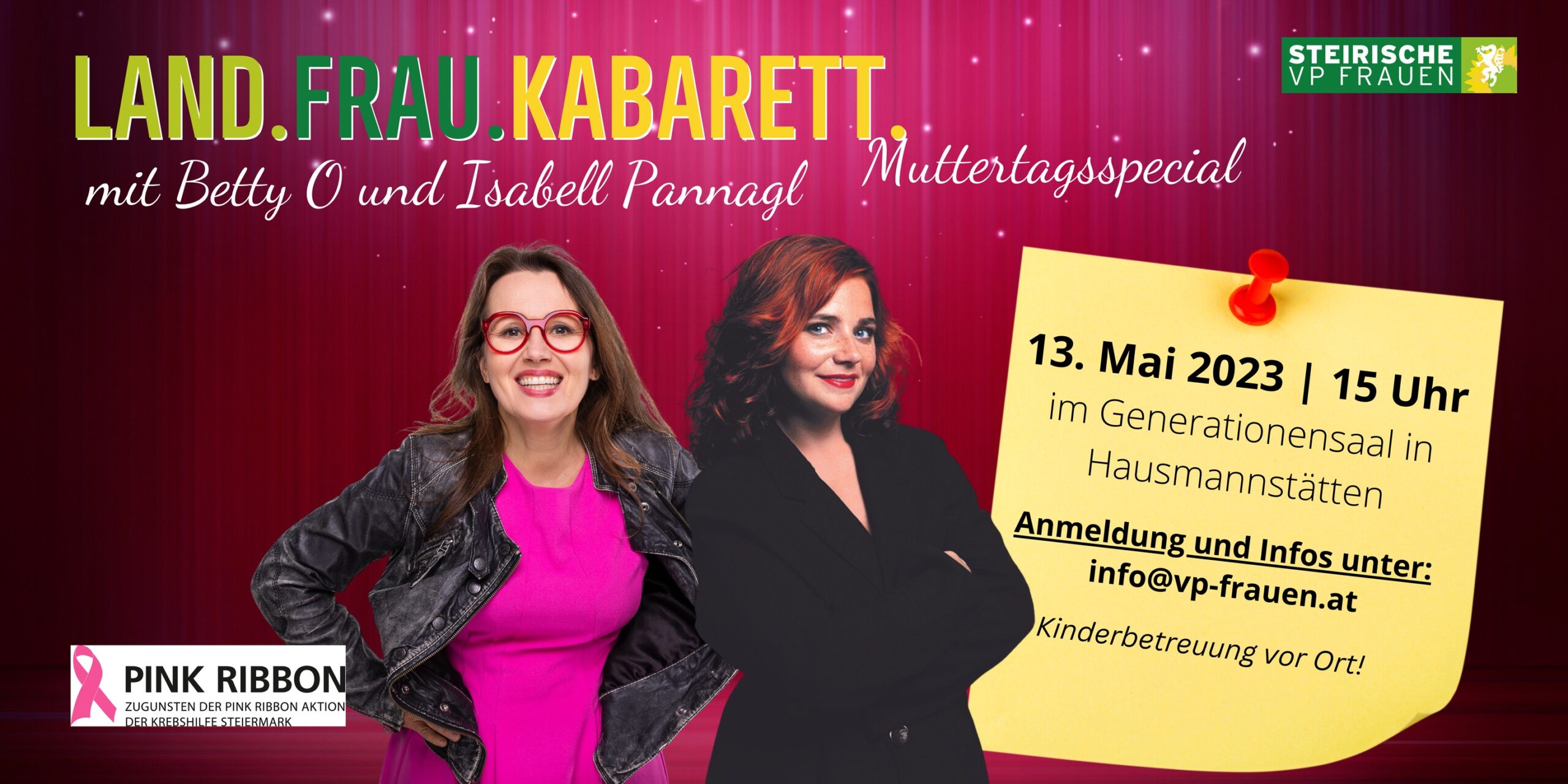 Muttertags-Kabarett mit Betty O und Isabell Pannagl in Hausmannstätten
