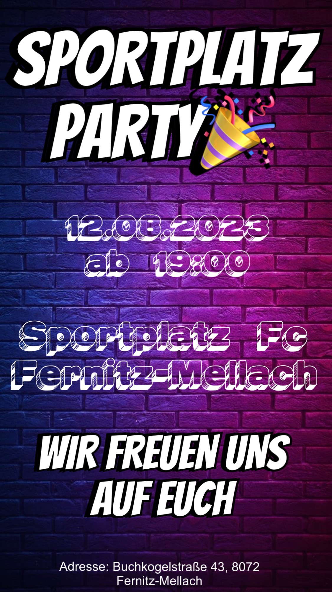 Sportplatz Party des FC Fernitz-Mellach