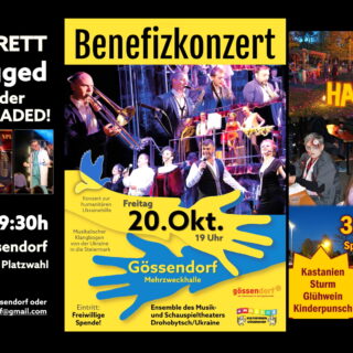 Veranstaltungen ab 7. Oktober in Gössendorf, Fernitz-Mellach und Umgebung