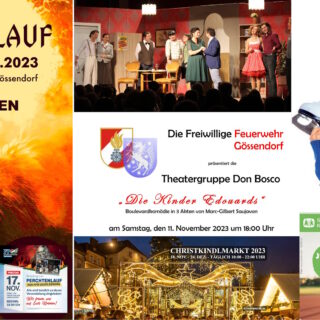 Veranstaltungen November 2023 und Adventstart in Gössendorf und Nachbargemeinden