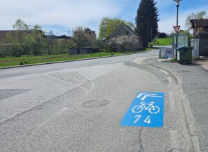 Radverkehrskonzept GU-Süd – Bodenmarkierungen und Vorgaben für Leitssystem