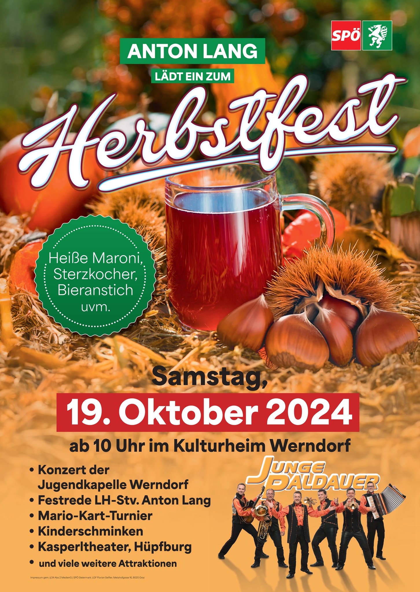 Herbstfest mit LH-Stv. Anton Lang in Werndorf