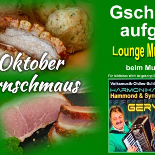 18. bis 20. Oktober – Gössendorf und Umgebung: Austropop, Derbys, Street Food Market, Bauernschmaus Tag, Bücherflohmärkte uvm