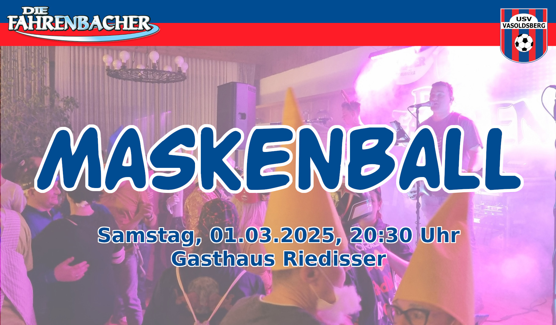 Maskenball der USV Vasoldsberg im GH Riedisser