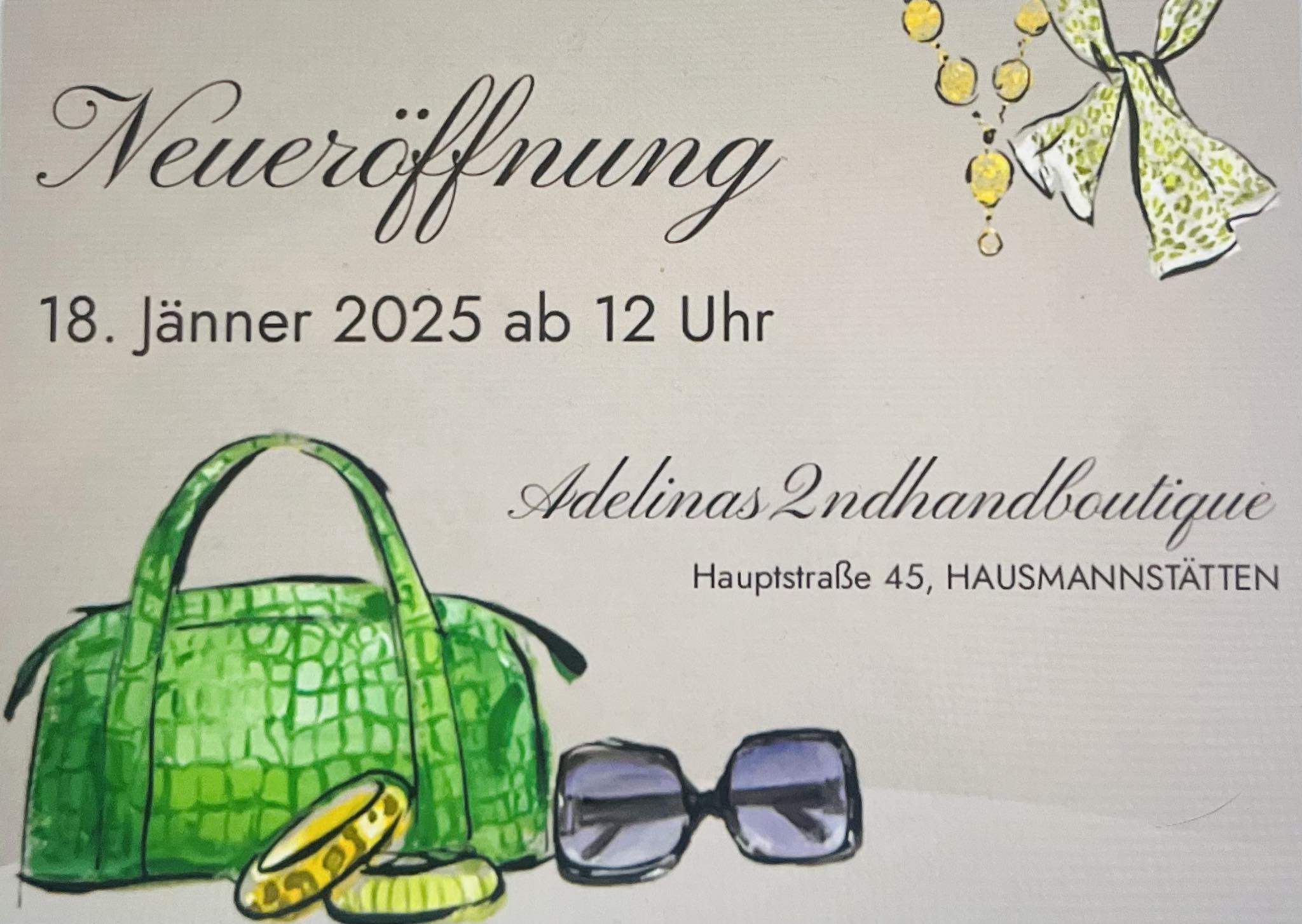 Neueröffnung Adelinas2ndboutique in Hausmannstätten