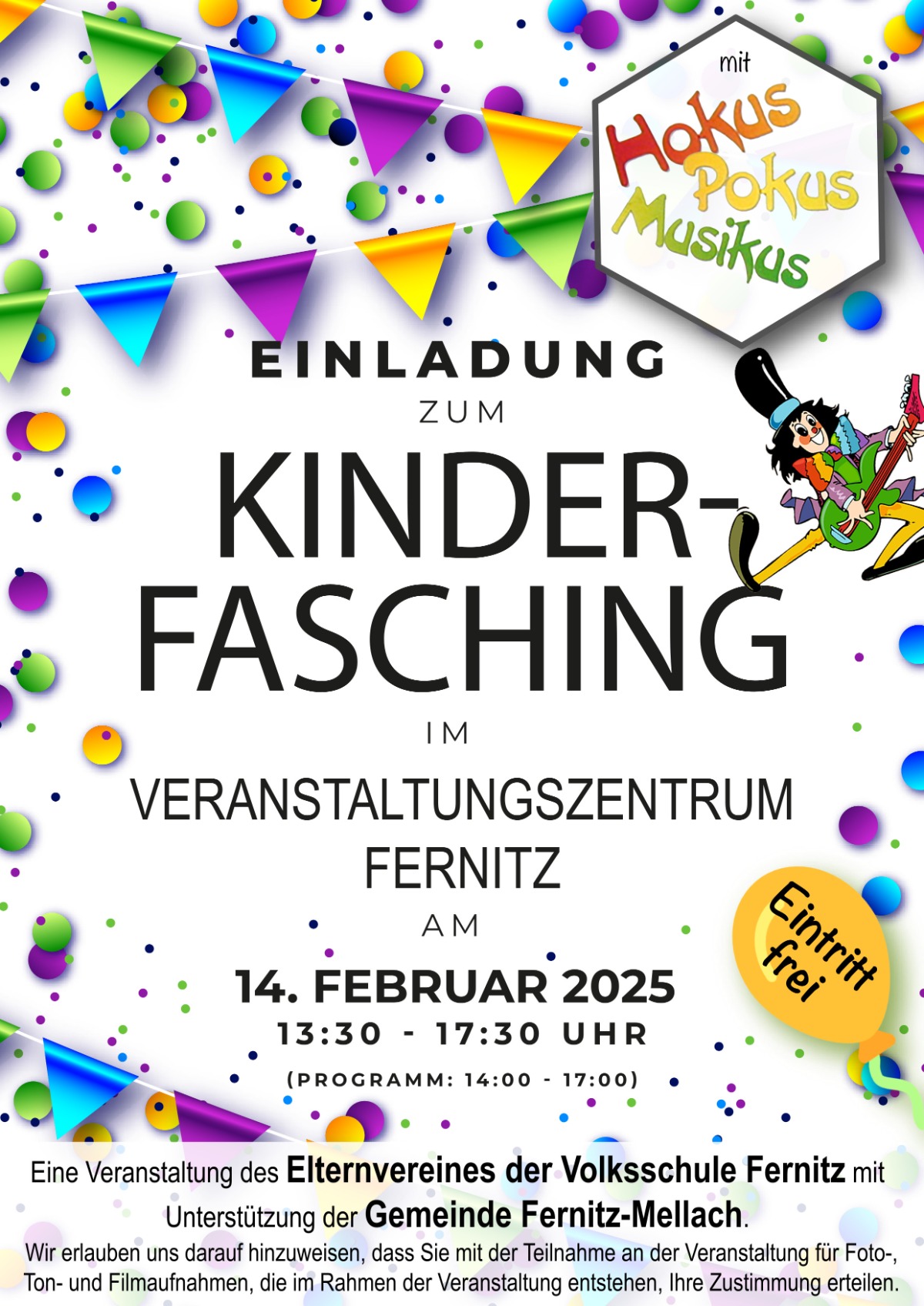 Kinderfasching in Fernitz-Mellach