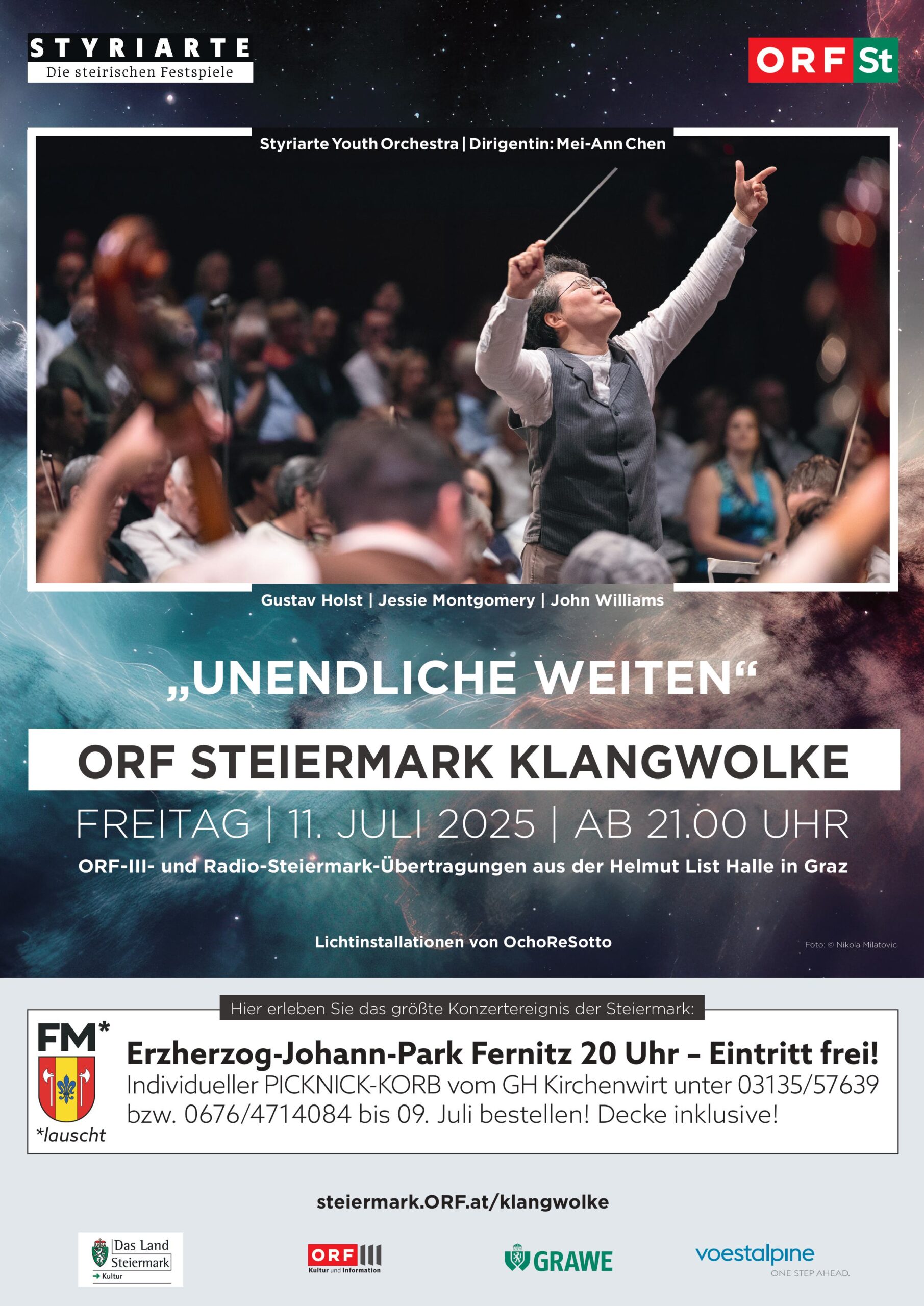 18. ORF Steiermark Klangwolke in Fernitz und Feldkirchen 18. ORF Steiermark Klangwolke in Fernitz und Feldkirchen