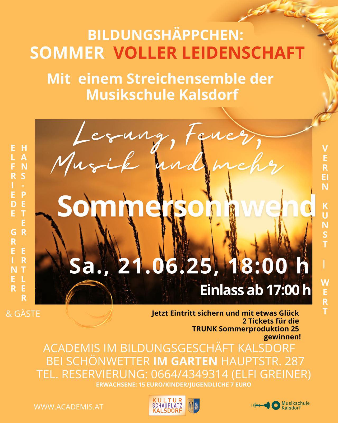 Lesung im Academis Kalsdorf