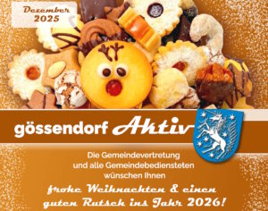 Gössendorfer Umweltkalender 2026, Gemeindezeitung Dezember & Apotheken Bereitschaftsdienst GU-Süd