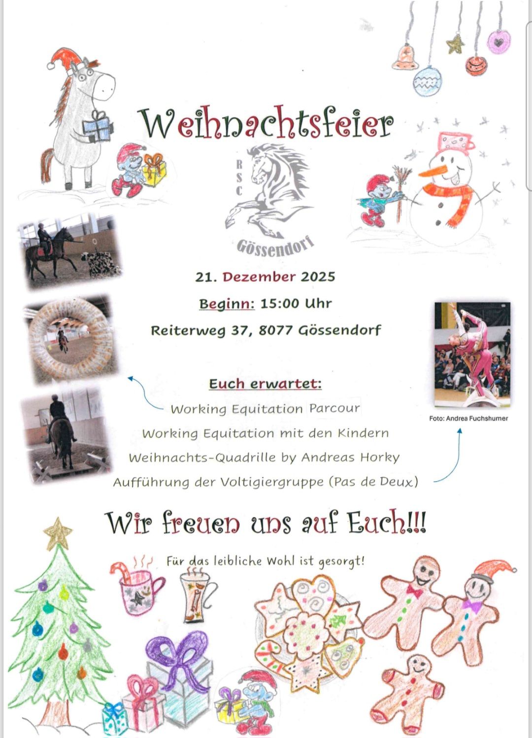 Weihnachtsfeier des RSC Gössendorf