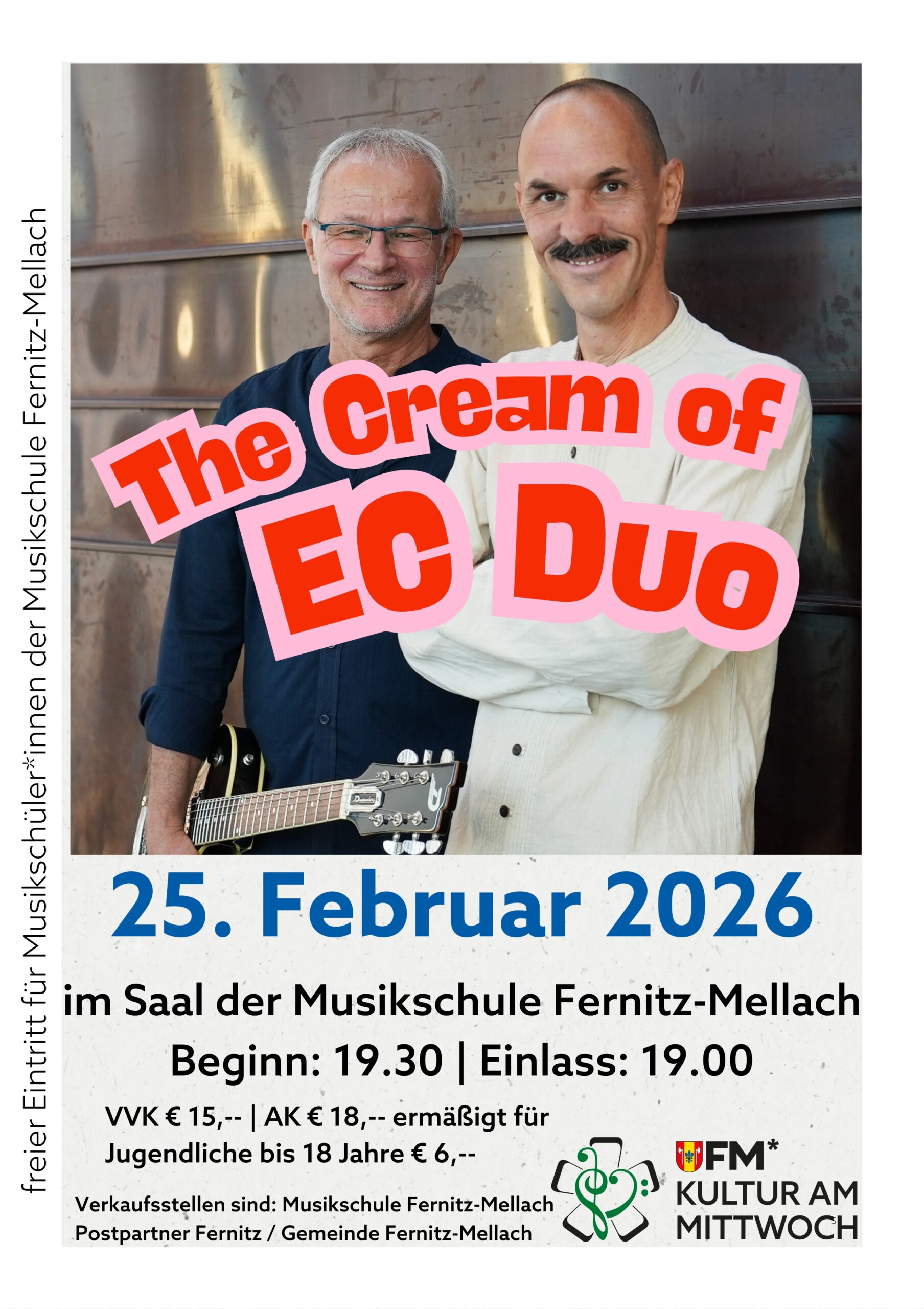 THE CREAM OF ERIC CLAPTON (Kultur am Mittwoch in Fernitz-Mellach)