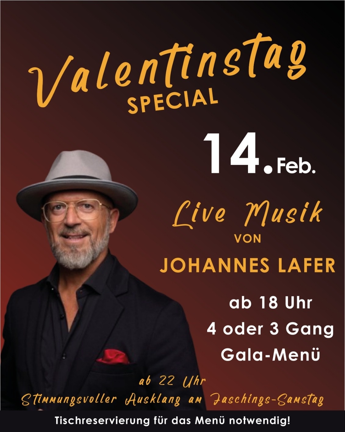 Valentinstag Spcial im Kefers Kulinarium