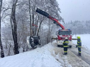 Unwettereinsätze 20.02.2026: Feuerwehren in GU-Süd (Fernitz-Mellach, Gössendorf, Hart bei Graz, Hausmannstätten Raaba-Grambach & Vasoldsberg) gefordert