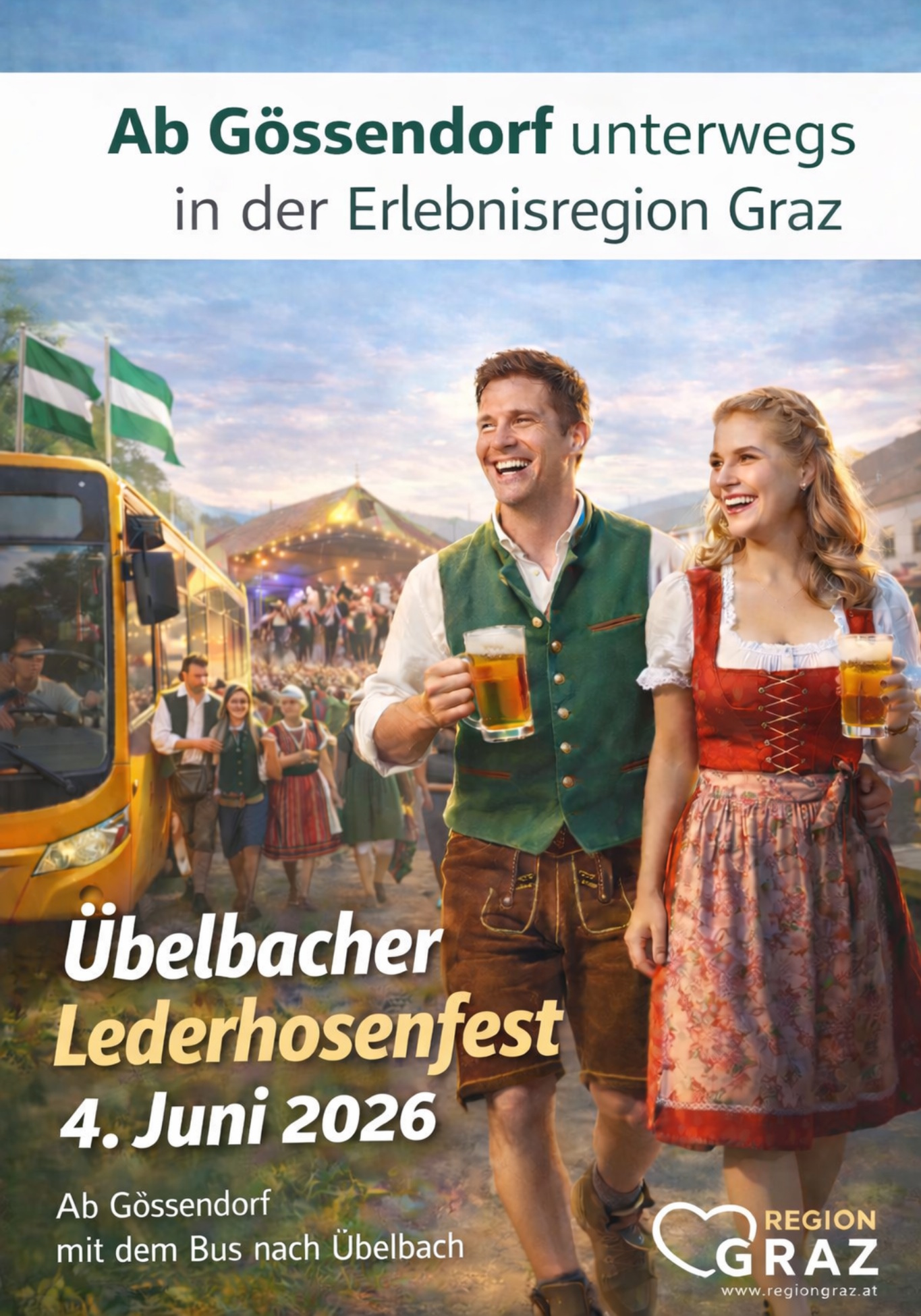 Ab Gössendorf mit dem Bus zum Übelbacher Lederhosenfest am 4. Juni 2026 Ab Gössendorf mit dem Bus zum Übelbacher Lederhosenfest am 4. Juni 2026