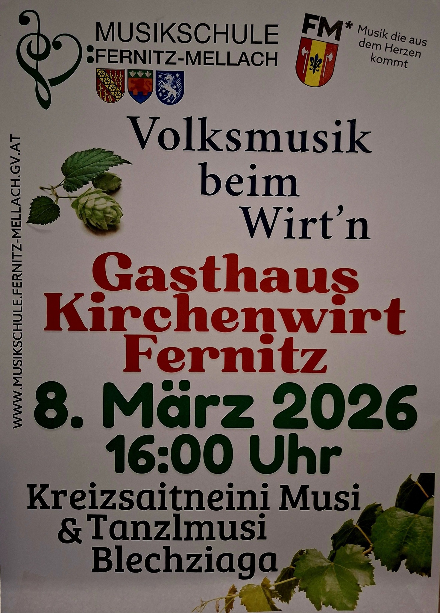 Volksmusik beim Wirt’n beim Kirchenwirt Fernitz Volksmusik beim Wirt’n beim Kirchenwirt Fernitz