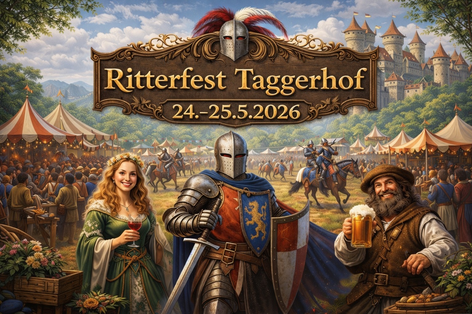Ritterfest mit Mittelaltermarkt im Taggerhof Kainbach (Erlebnisregion Graz)