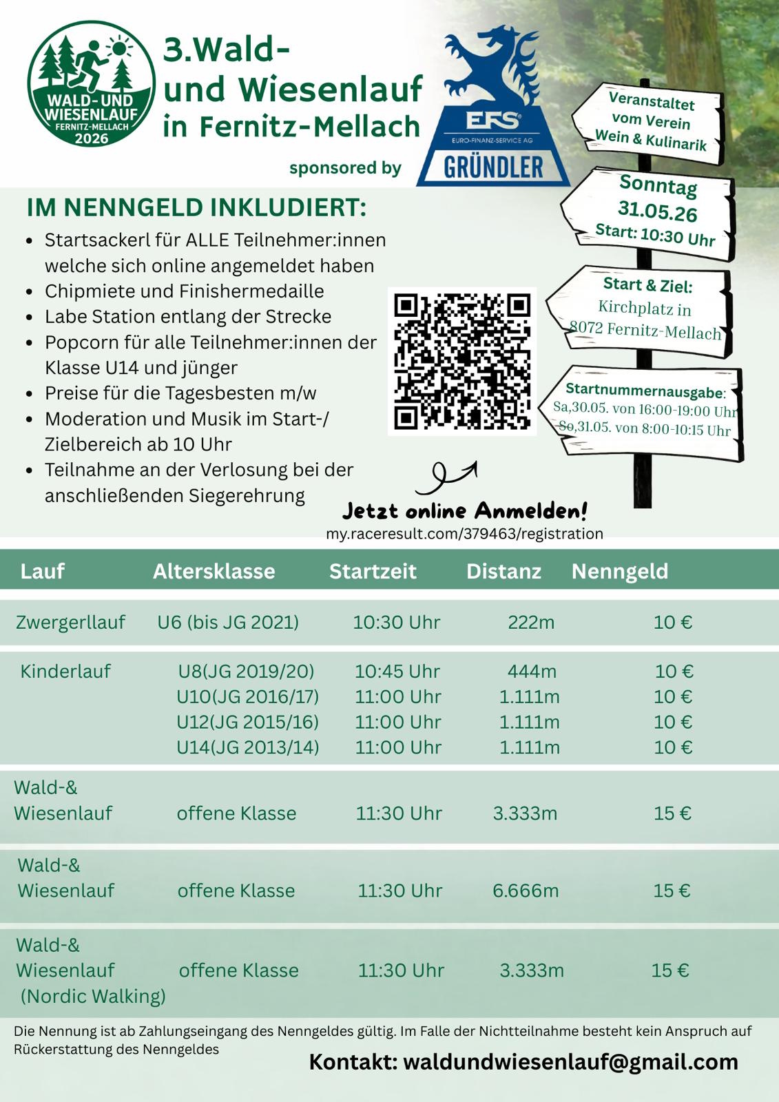 3. Wald- und Wiesenlauf in Fernitz-Mellach