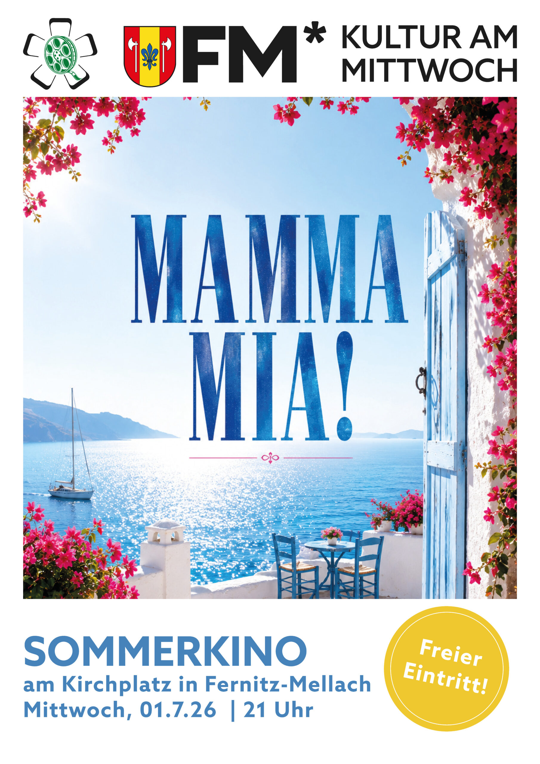 Sommerkino am Kirchplatz Fernitz: MAMMA MIA!