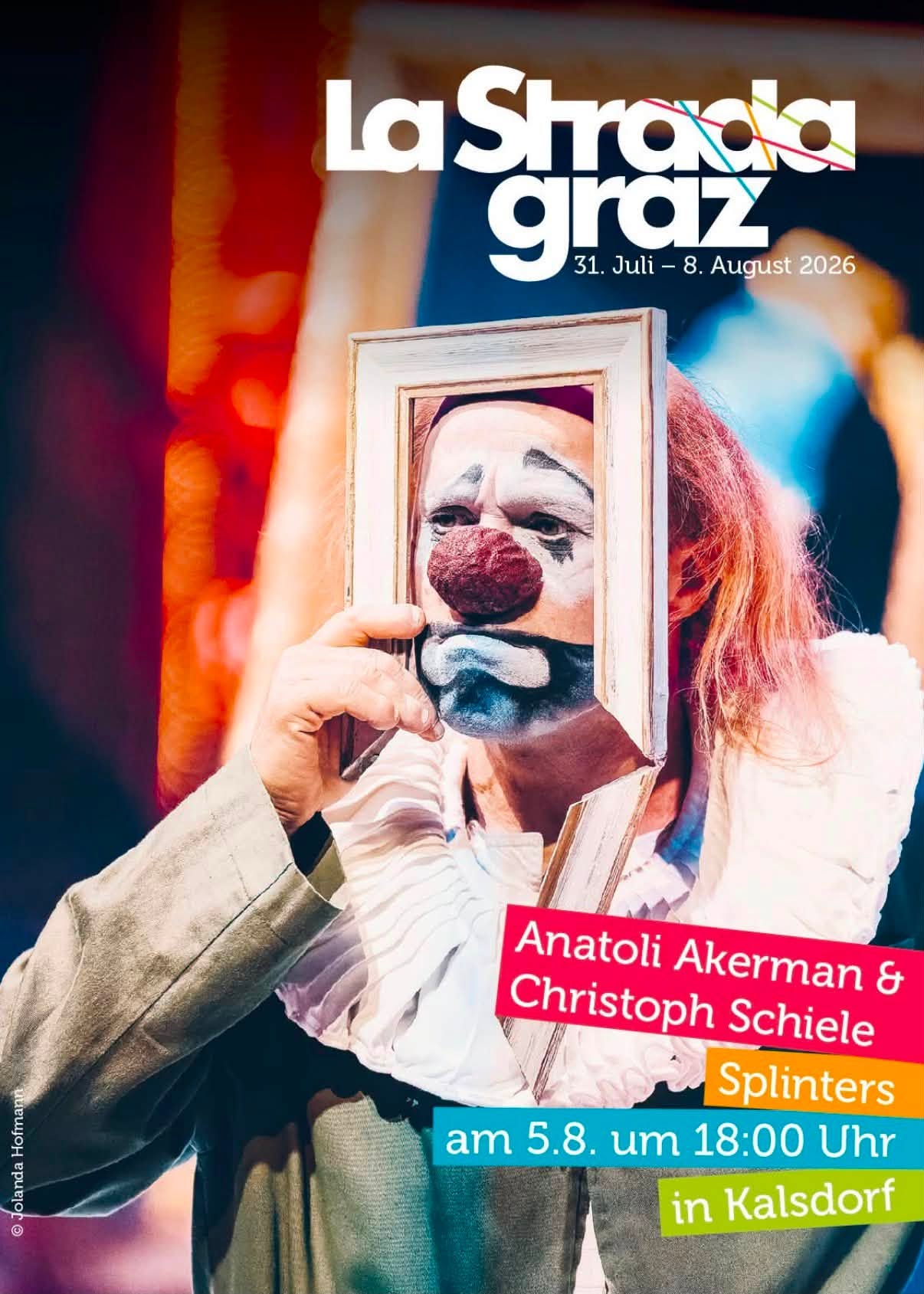 La Strada 2026 in Kalsdorf: Clownshow von Anatoli Akerman und Christoph Schiele La Strada 2026 in Kalsdorf: Clownshow von Anatoli Akerman und Christoph Schiele