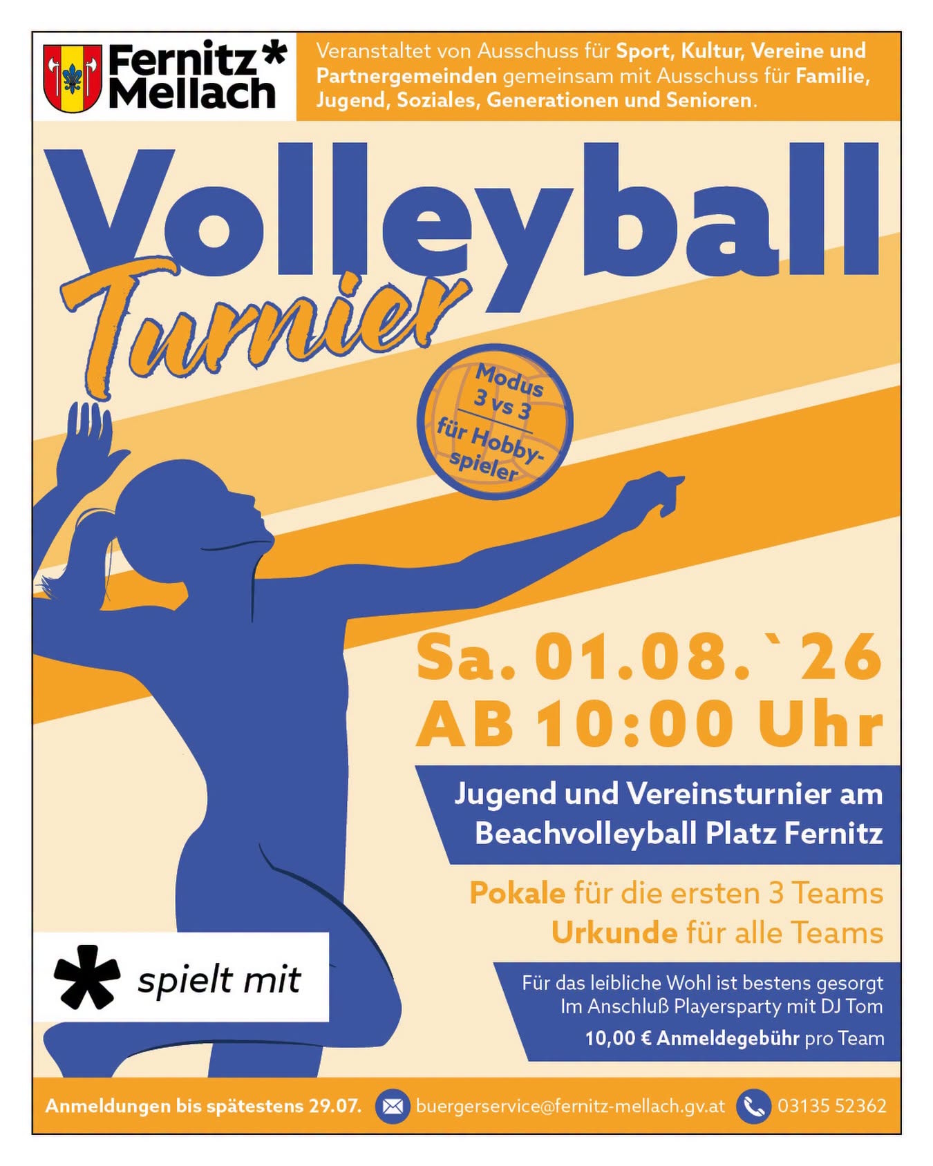Beachvolleyball Hobby Turnier in Fernitz-Mellach