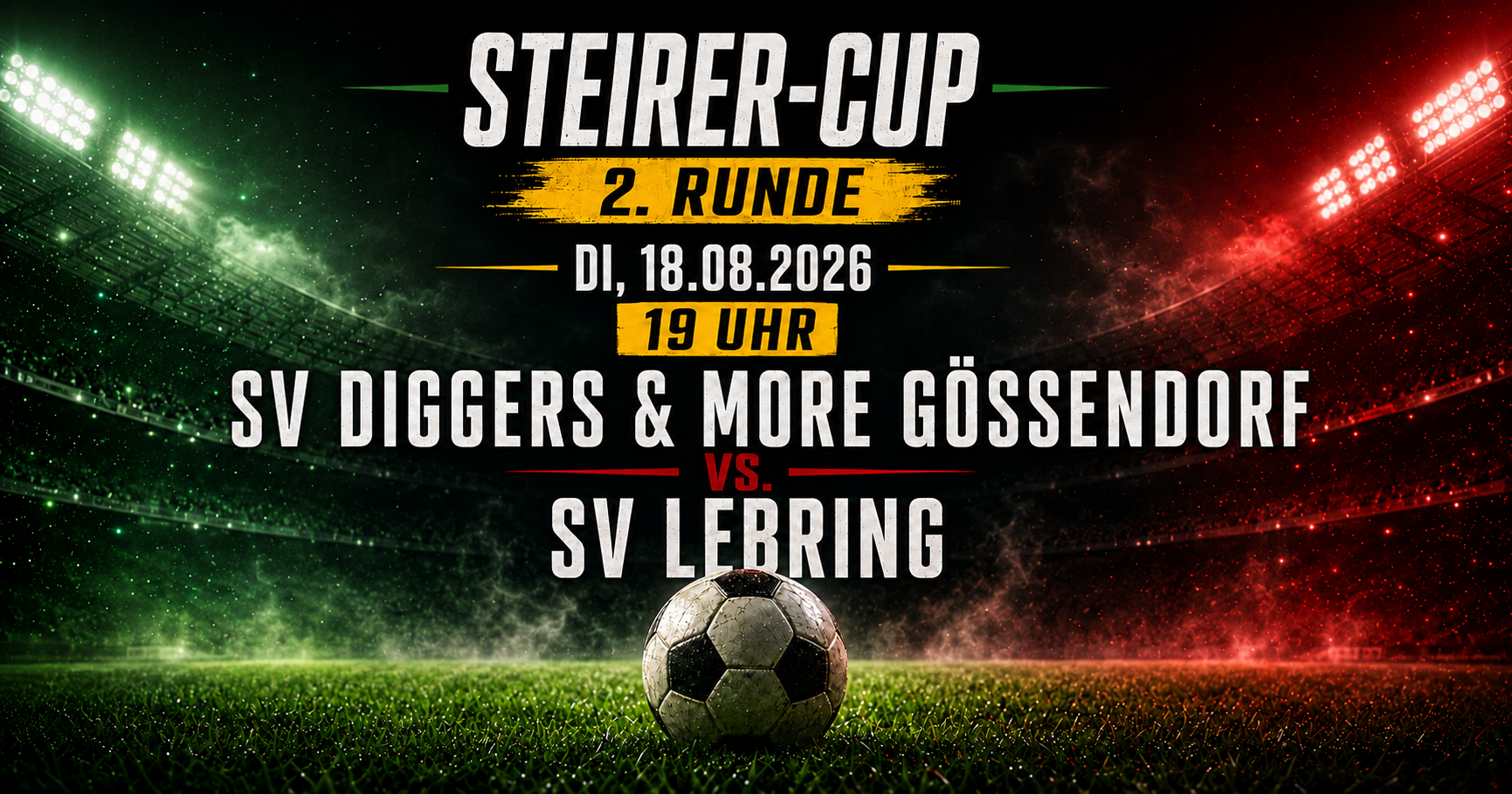 Steirer-Cup 2. Runde: SV DIGGERS & MORE Gössendorf vs. SV Lebring