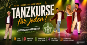 Fünf neue Tanzkurse für Jung bis Alt ab Mitte September im Lindenpark Gössendorf
