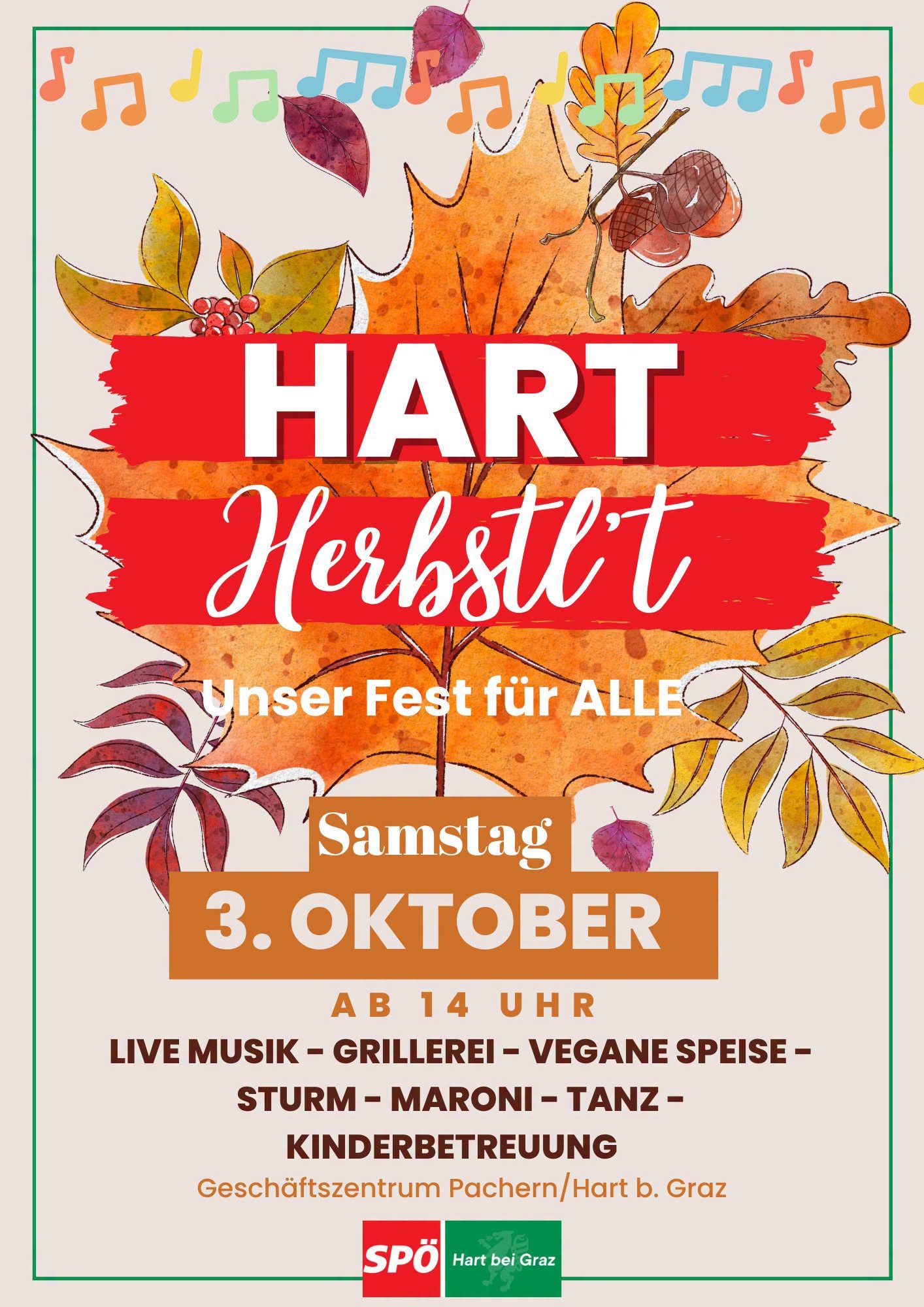 SPÖ Hart lädt zum „Herbstl’t“ nach Pachern