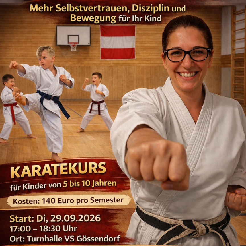 Karatekurs für Kinder in Gössendorf