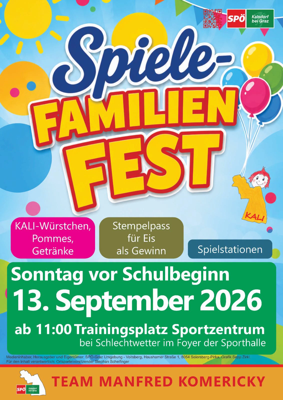 Familien-Spielefest in Kalsdorf