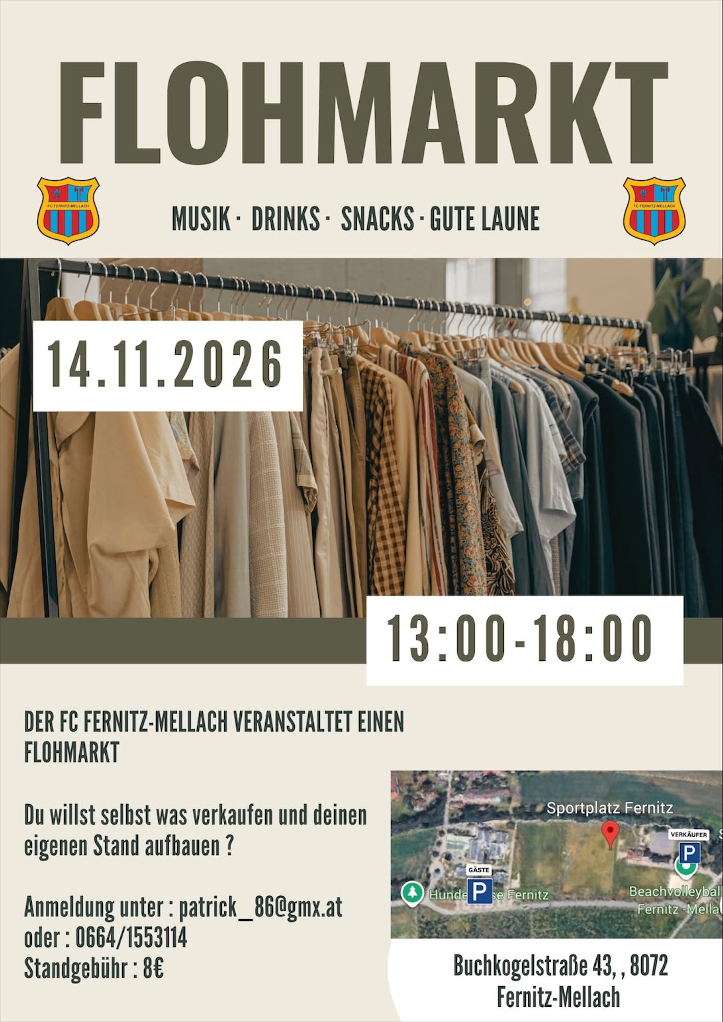 Flohmarkt beim FC Fernitz-Mellach Flohmarkt beim FC Fernitz-Mellach