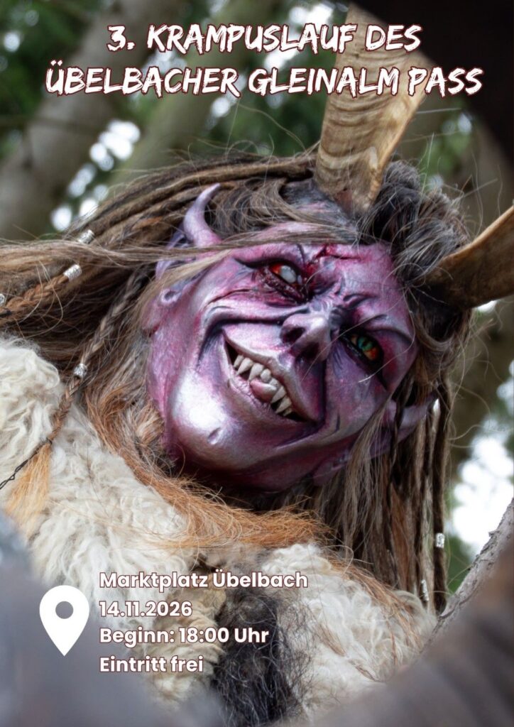 Plakat: Krampuslauf Übelbach