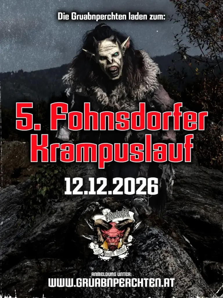 Plakat: Krampuslauf Fohnsdorf