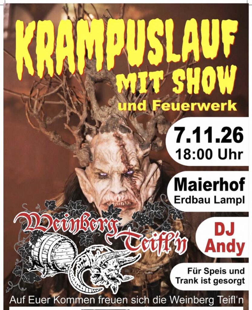 Plakat: Krampuslauf Maierhof