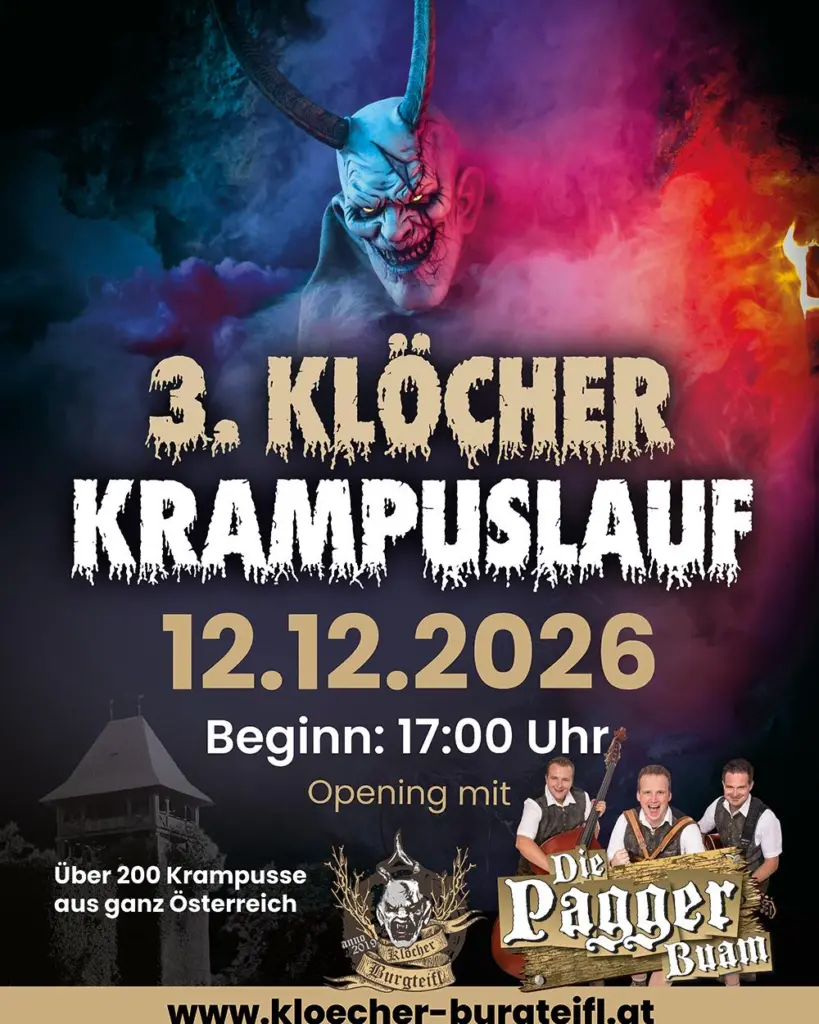 Plakat: Krampuslauf Klöch